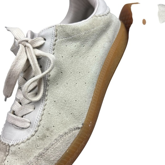 ISABEL MARANT- Bryce Suede and Leather Sneakers 40 - Picture 10 of 12